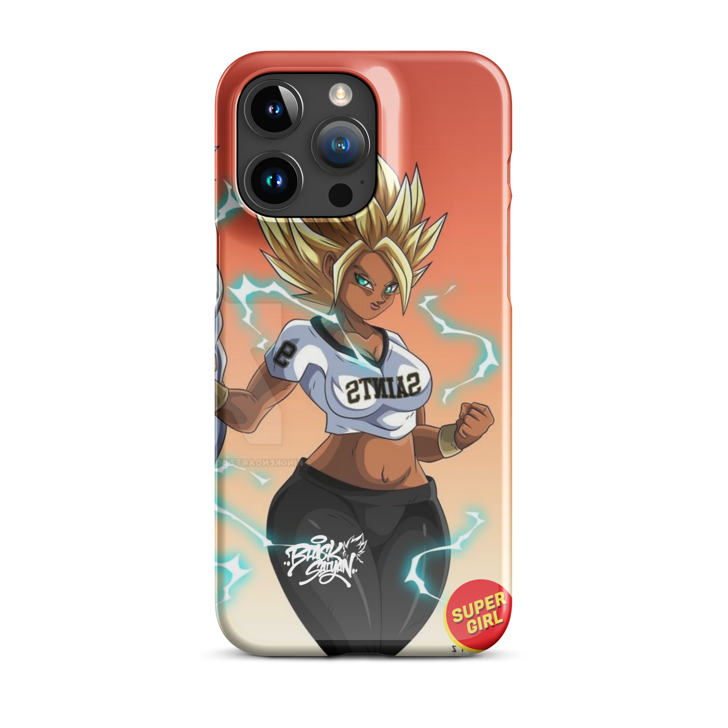 BLACK SAIYAN 2/2 COUPLE MATCHING PHONE CASES - Snap case for iPhone®